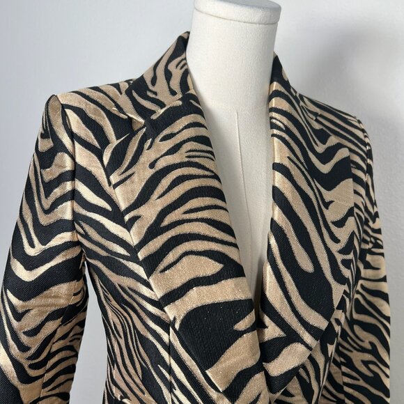 Banana Republic Eclat Brocade Blazer - Size 0 - Picture 5 of 7
